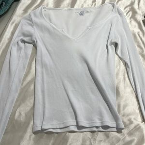 Brandy Melville Long Sleeve with Tiny V Cutout. Super hard to find!